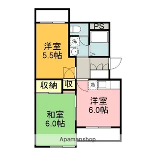 ヒルズオオタケ【4階】の間取り
