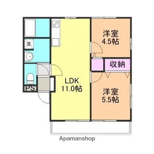 スペランツァハウスⅥ【2階】の間取り