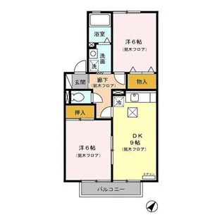 オーレ日吉【1階】の間取り