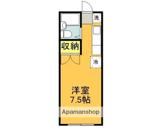 エステートピアメイA【101号室】の間取り