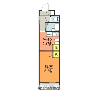 ボナールNUMAZU【3階】の間取り