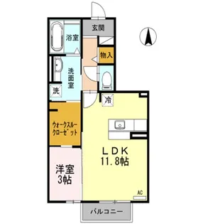 グランエトワール メゾン【1階】の間取り