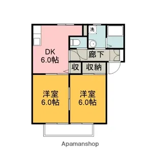 アダマンテピノ【2階】の間取り