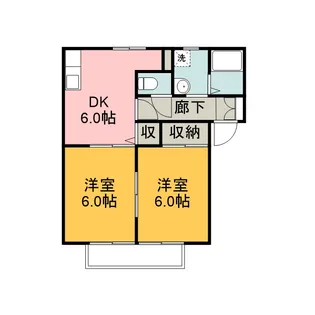 アダマンテピノ【B201号室】の間取り