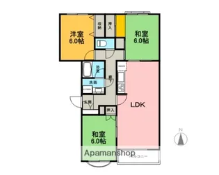 Sun Shine U【2階】の間取り