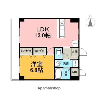 グランドセダー白銀【2階】の間取り