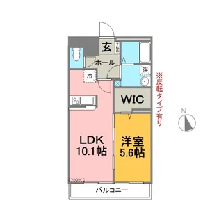 サンフィールド イースト【1階】の間取り