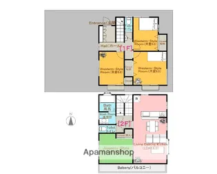 静岡県沼津市本字千本【一戸建】の間取り