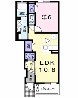 プラチナムアドレス【1階】の間取り