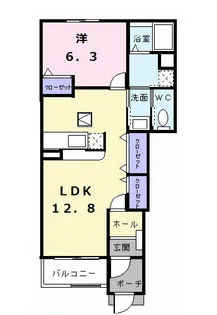 綿屋Ⅲ【1階】の間取り
