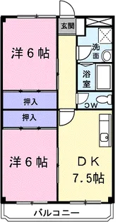 セントラルパークハイツ【3階】の間取り