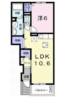 モナ ケイ【1階】の間取り