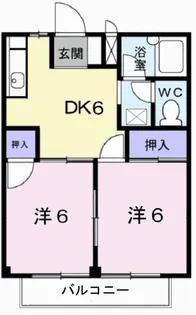 シティハイツ佐藤B【2階】の間取り