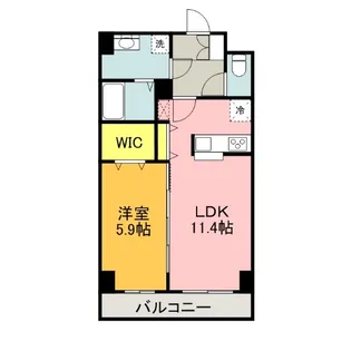 ベルアイランド【10階】の間取り