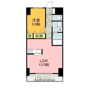 ベルアイランド【3階】の間取り