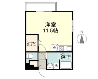 バルタザール【2階】の間取り
