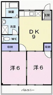 モカール愛鷹マーケット【2階】の間取り
