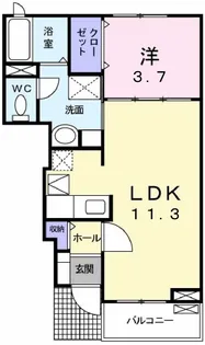プランドール【1階】の間取り