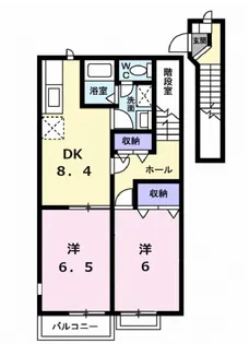 シルキーハイツ【2階】の間取り