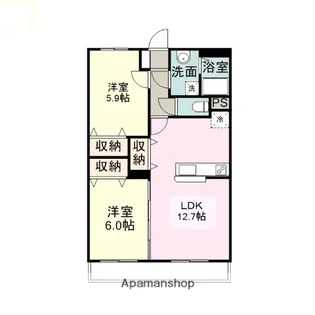 グランド ユー【2階】の間取り