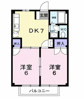 エムシティ【1階】の間取り