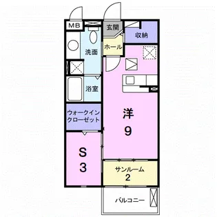 マーベラスK【1階】の間取り