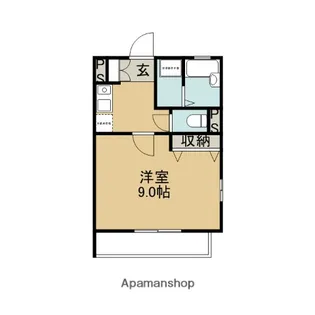 レイクサイドパーク【101号室】の間取り