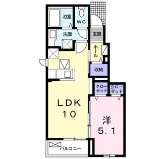 パセリ【1階】の間取り