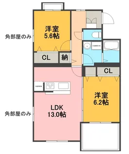 ルミナスコート【2階】の間取り