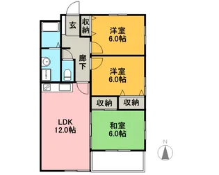 KOーUN【2階】の間取り