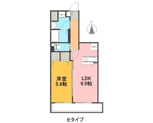 セルビシオ【3階】の間取り