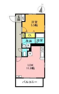 メルキオール【1階】の間取り