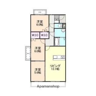 シーベルズ【2階】の間取り