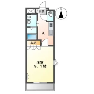 ライフシティ・ネオ【2階】の間取り