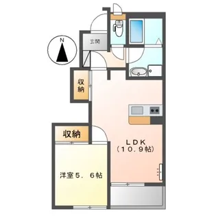 ユア ハウス【1階】の間取り
