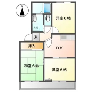 プリベールT【00203号室】の間取り