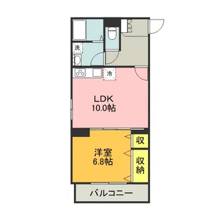 アステール【3階】の間取り