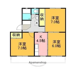 マスタック壱号館【301号室】の間取り