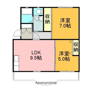 マスタック壱号館【3階】の間取り