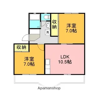 マスタック壱号館【1階】の間取り