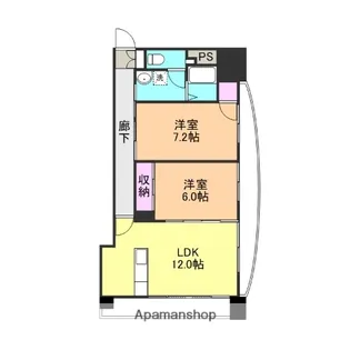 TMレジデンス末広【3階】の間取り