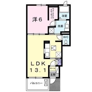 サンリット沼津【1階】の間取り