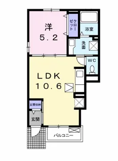 CASA Α【1階】の間取り