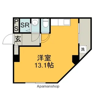 山口ビル【4階】の間取り