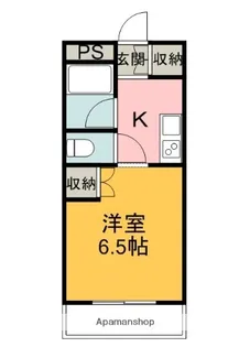 1Kの間取り画像