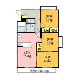 Gold palace【3階】の間取り