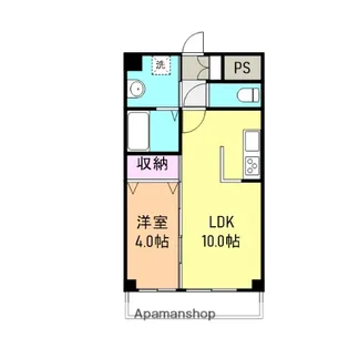 1LDKの間取り画像