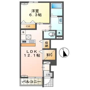 緋色・SOU【1階】の間取り