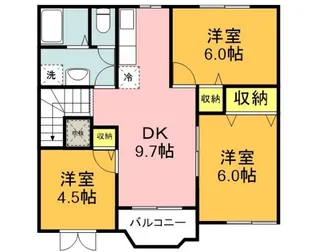 ヴァン・アビターレ【2階】の間取り