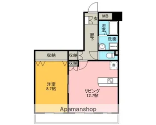 TNマンションⅤ【205号室】の間取り